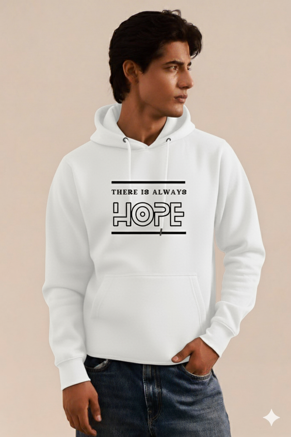 Basic Men Hoodie - White