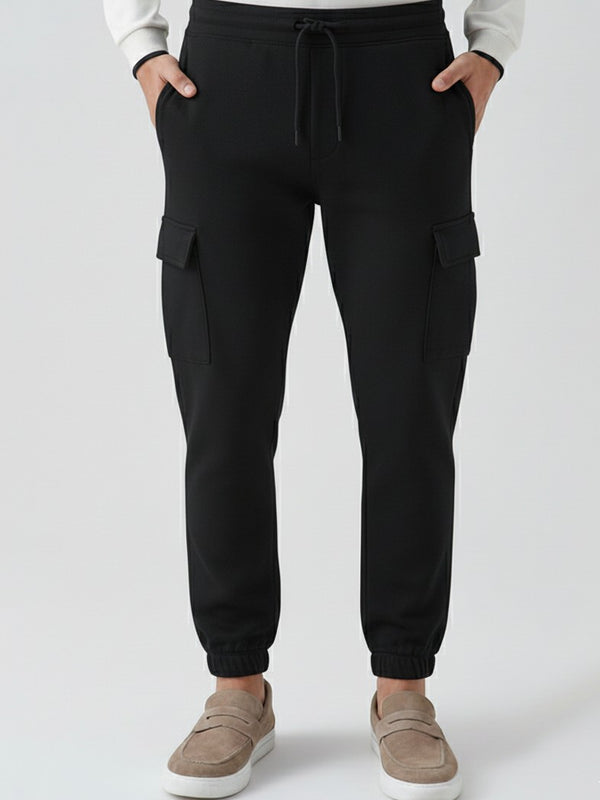 Men Casual Trouser - Black