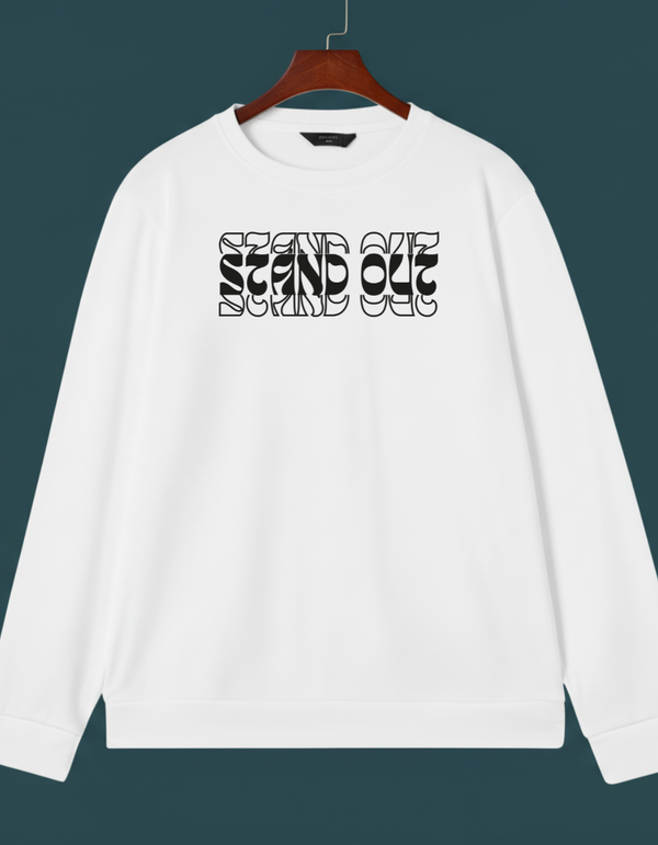 Basic Men Sweatshirt - White