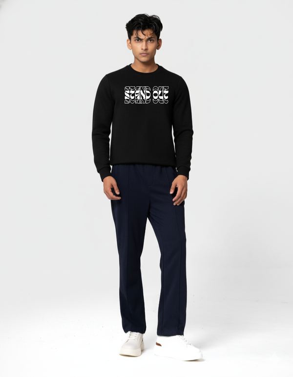 Basic Men Sweatshirt - Black
